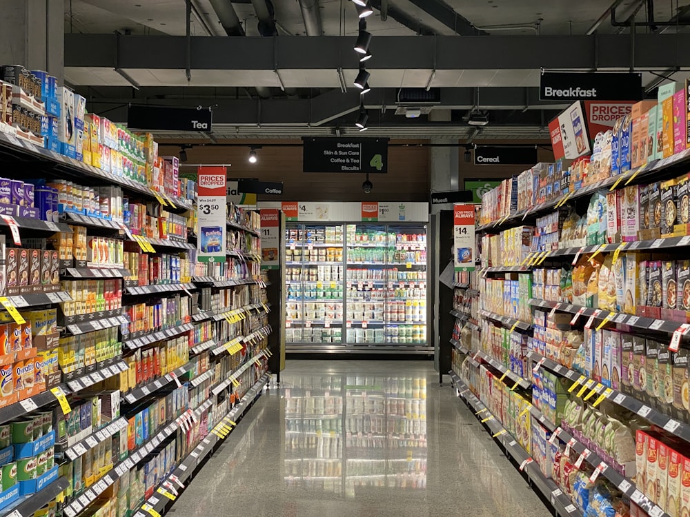 Corsia di un supermercato