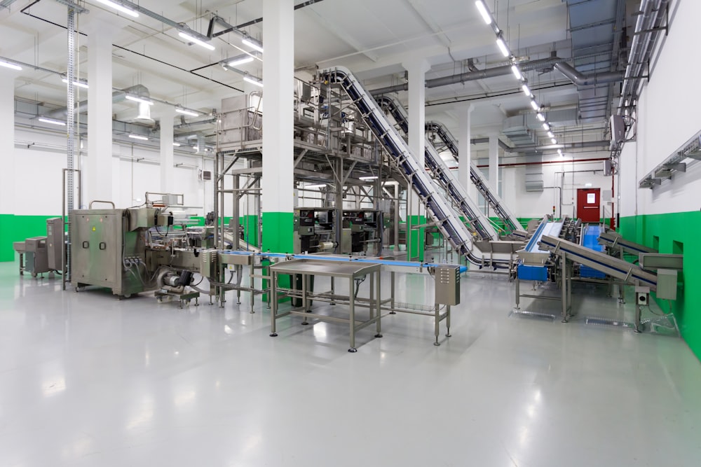 Linea di produzione in un'azienda alimentare